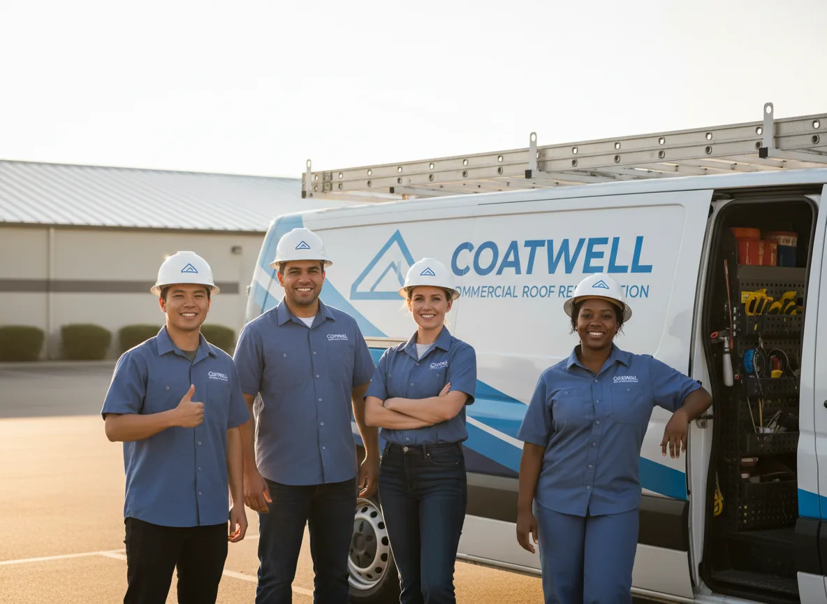 Commercial roof coating company in Crestline, CA